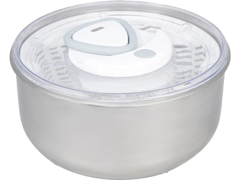 Zyliss Salatschleuder Easy Spin 2 26 cm, Edelstahl Praktische Salatschleuder