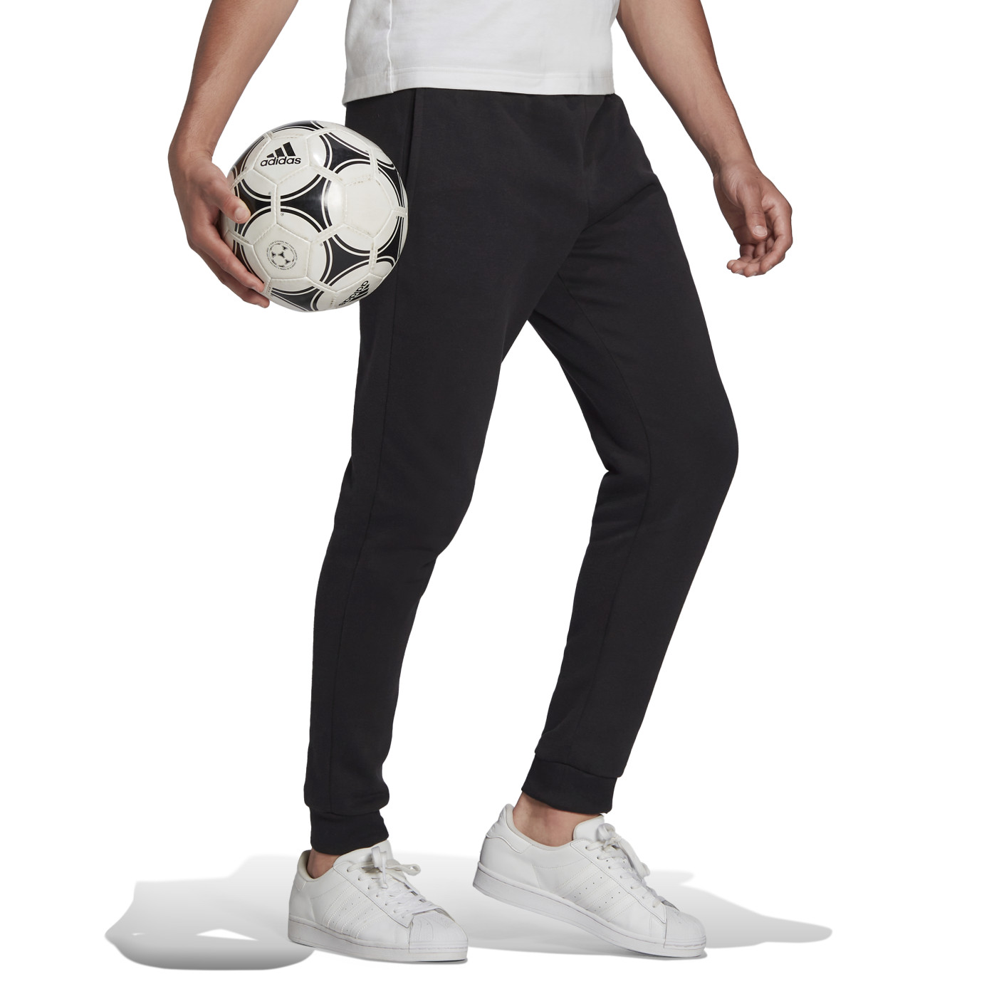 Adidas Entrada 22 Sweat Trainingsbroek Zwart Wit
