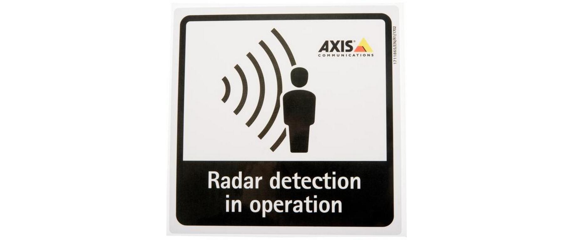 Warnaufkleber Radar Detection Sticker 10 StückInformiert über Radarerfassung