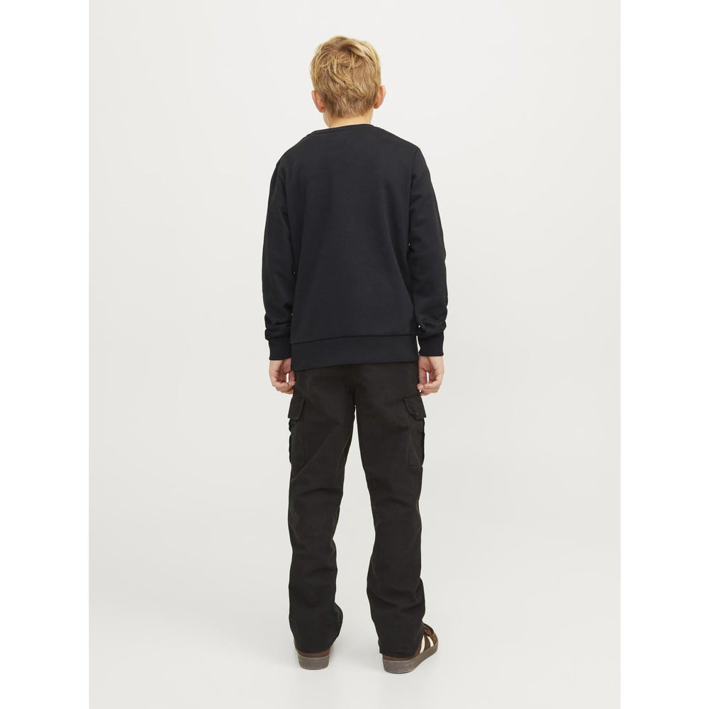 Køb Jack & Jones Junior Black caleb Varsity Sweatshirt