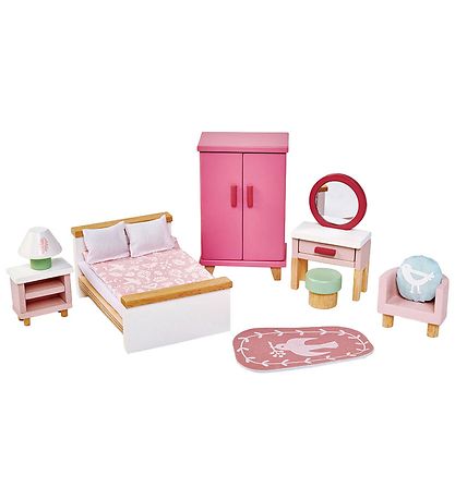 Tender Leaf Holzspielzeug - Puppenstubenmöbel - Schlafzimmer