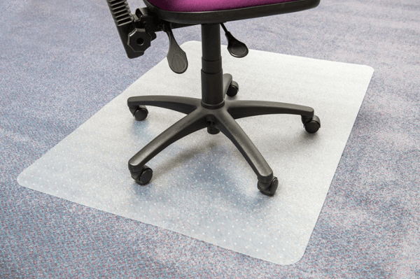 Advantage antistatisk stoleunderlag PVC 120x150 cm til tæppe