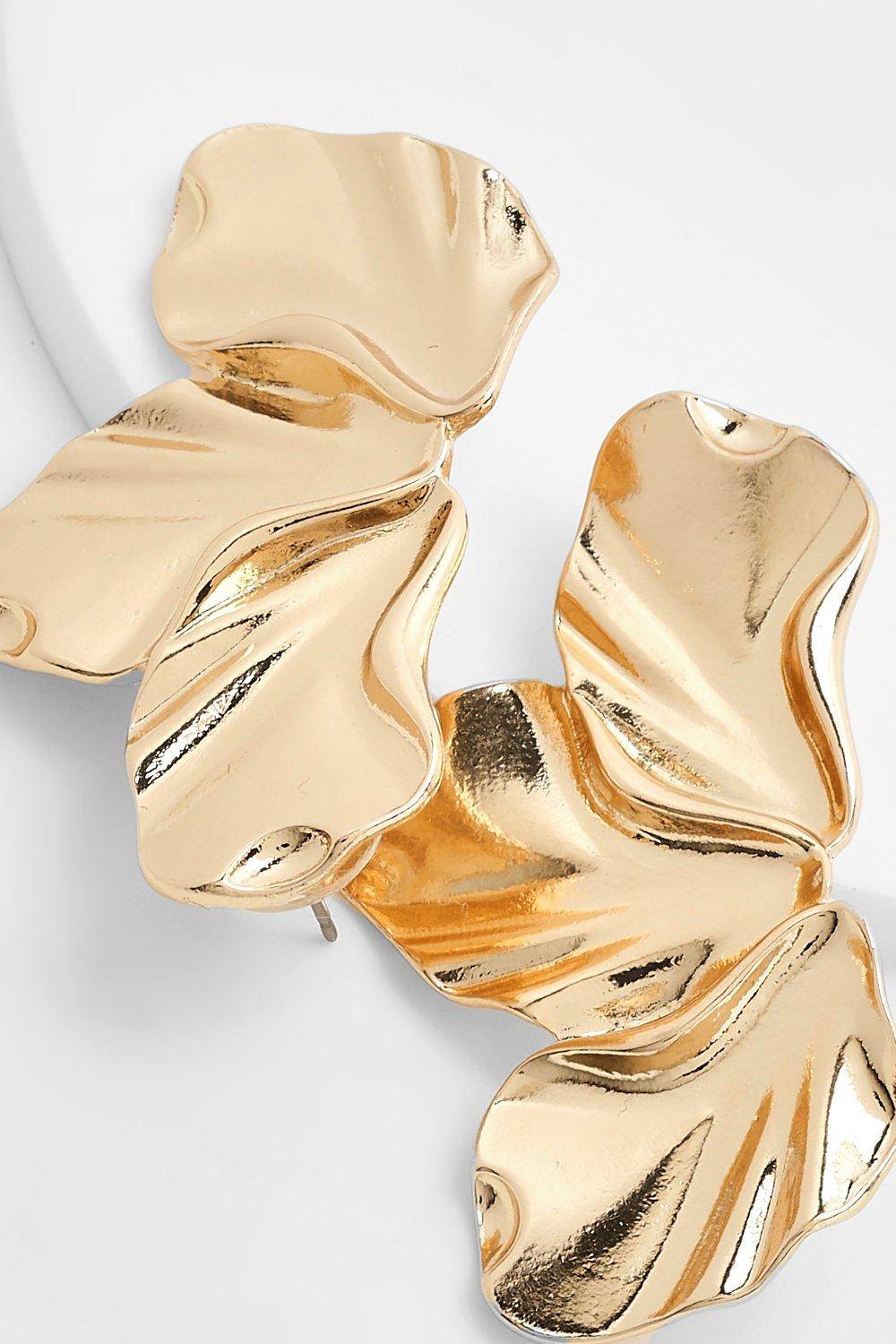 boohoo Boucles D'oreilles Ornées De Détails Pétales