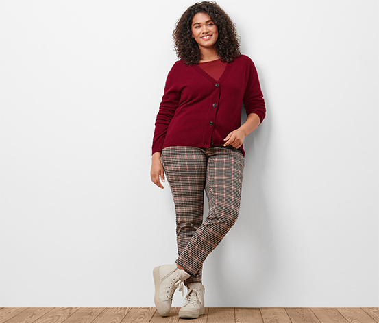 Strickjacke mit Cashmere