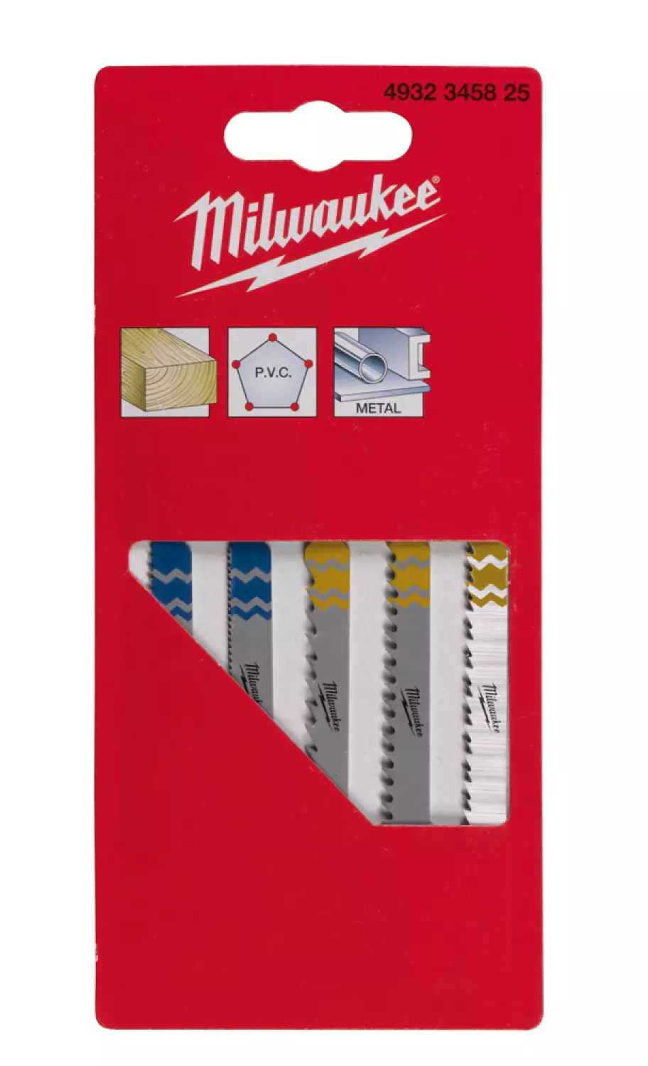 Milwaukee 4932345825 5 delig PROFI-SET Decoupeerzaagblad set - Hout / Metaal / Kunststof