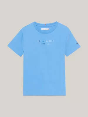 Camiseta Hilfiger Monotype com Logo Foil