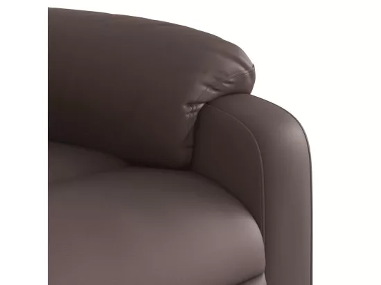 Fauteuil de massage inclinable Marron Similicuir