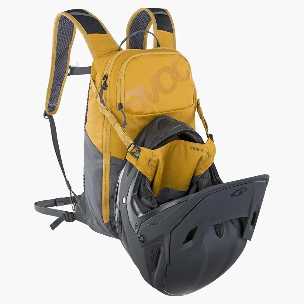 Evoc Ride 8L + 2L Bladder Drinkrugzak Oranje/Grijs