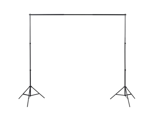 VIDAXL - Flash Kit de studio photo avec lampes toile de fond et réflecteur