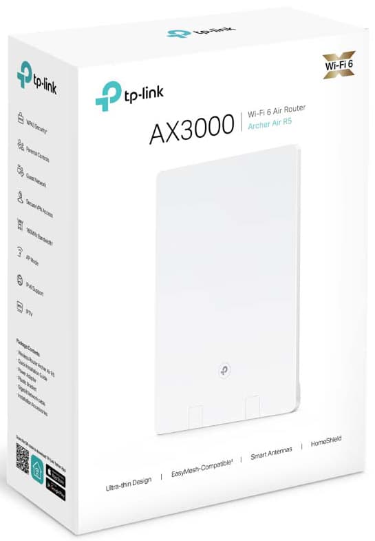 TP-Link Archer Air R5 WiFi 6 Mesh System (3-pak)