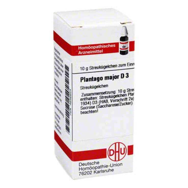 DHU Plantago Major D 3 Globuli, 10 g