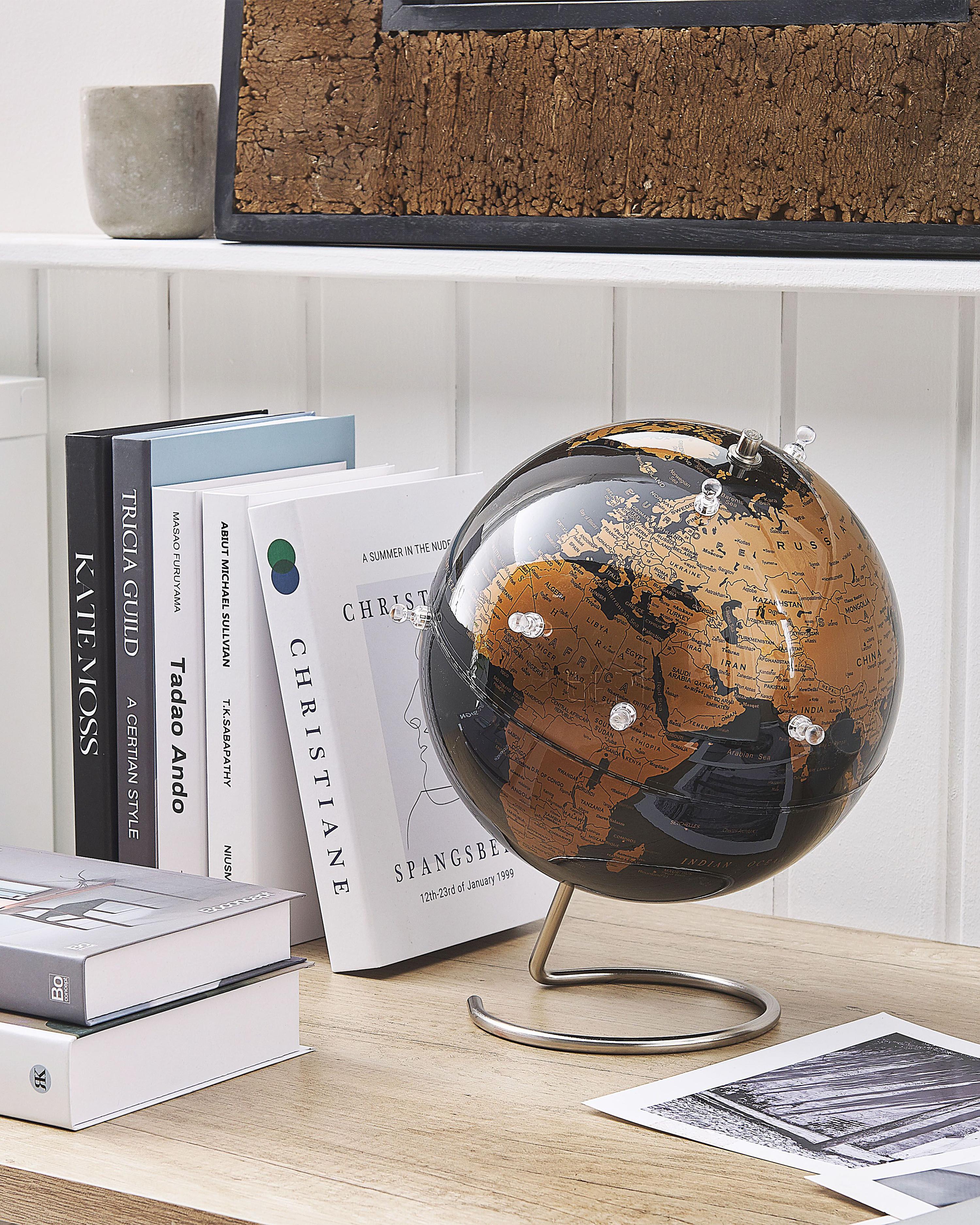 Wereldbol CARTIER Zwart 29 cm