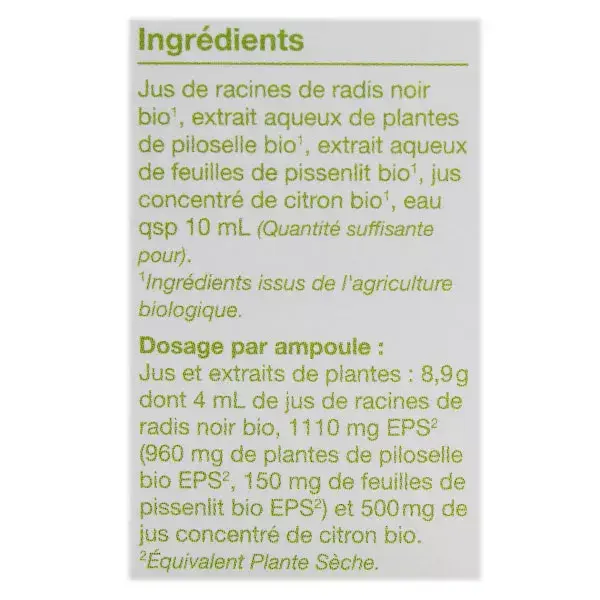 Ampolas Detox Orgânicas Nat & Form - 20 ampolas