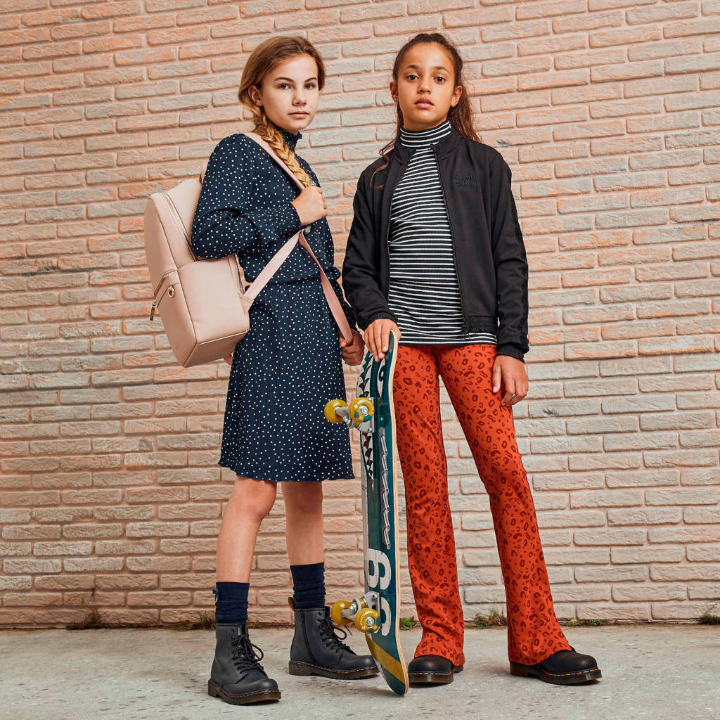 WE Fashion gestreepte top zwart/wit