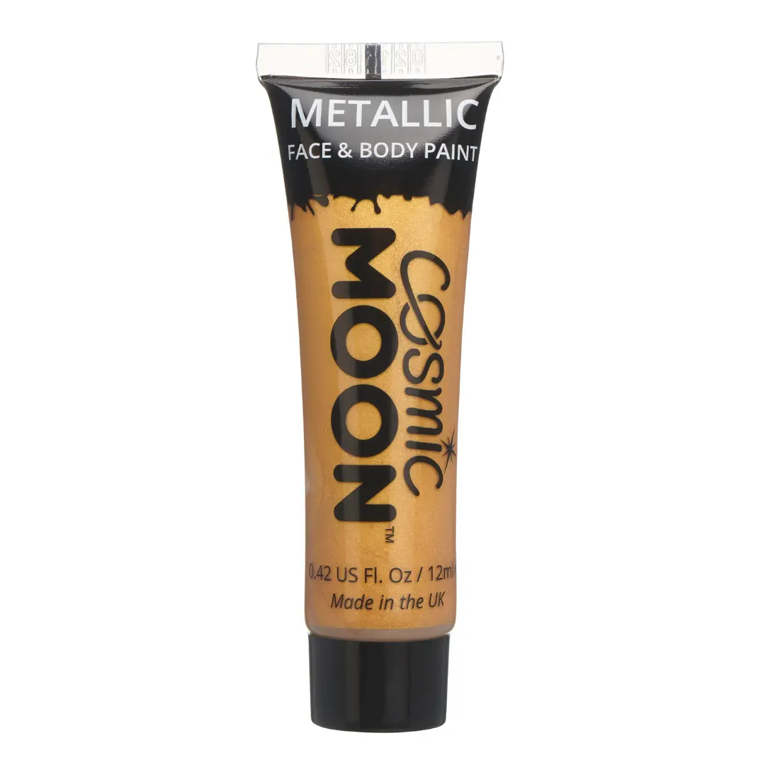 Cosmic Moon Metallic Face & Body Paint Gold