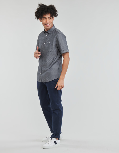 Tom Tailor - REGULAR STRUCTURED SHIRT - Marine chiné