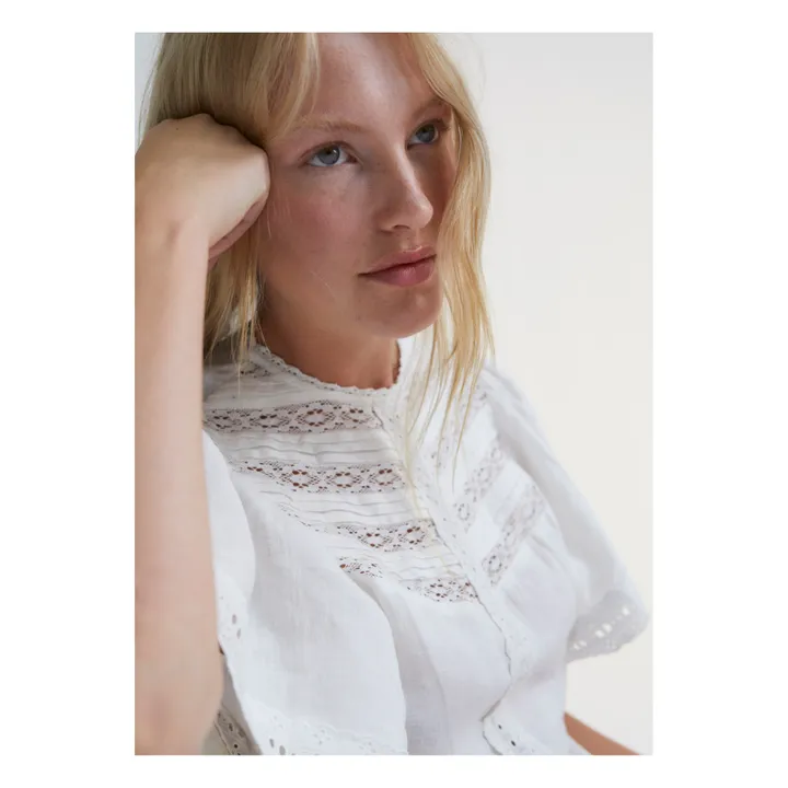 the new society Blouse Downey - Collection Femme | Blanc
