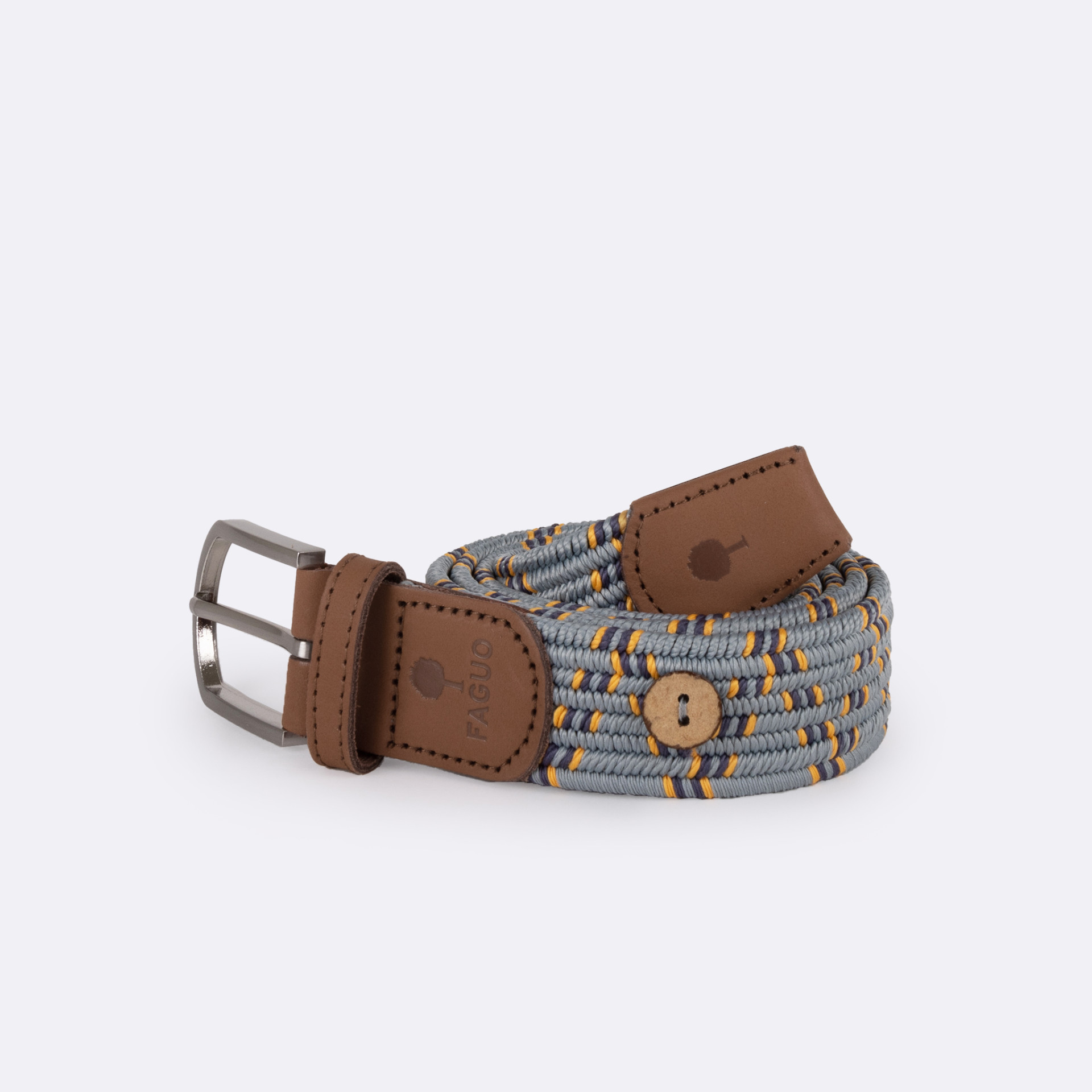 Ceinture vert clair polyester recyclé et élasthanne - modèle belt