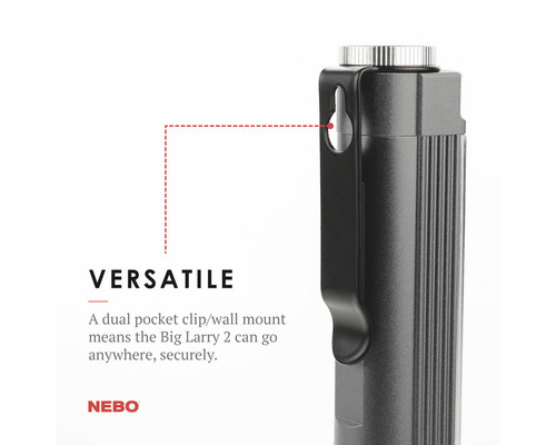 NEBO Big Larry Aluminium LED Zaklamp