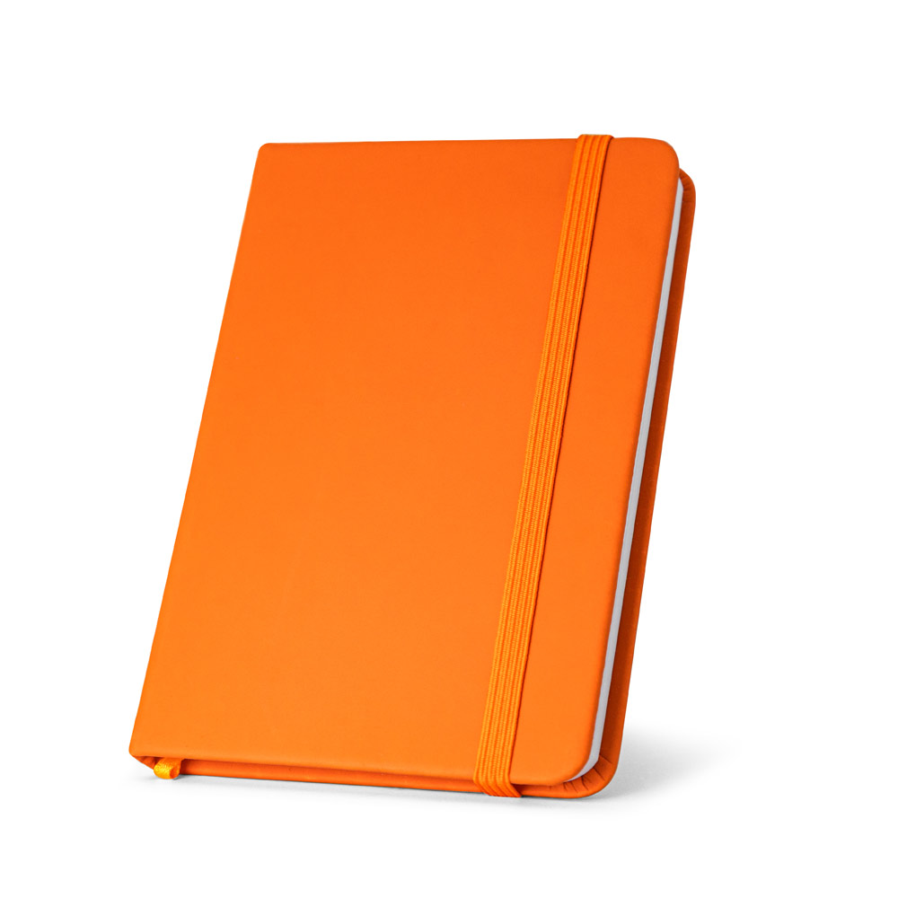 hi!dea 93487 - Bloc notes A5 en PU avec feuilles unies