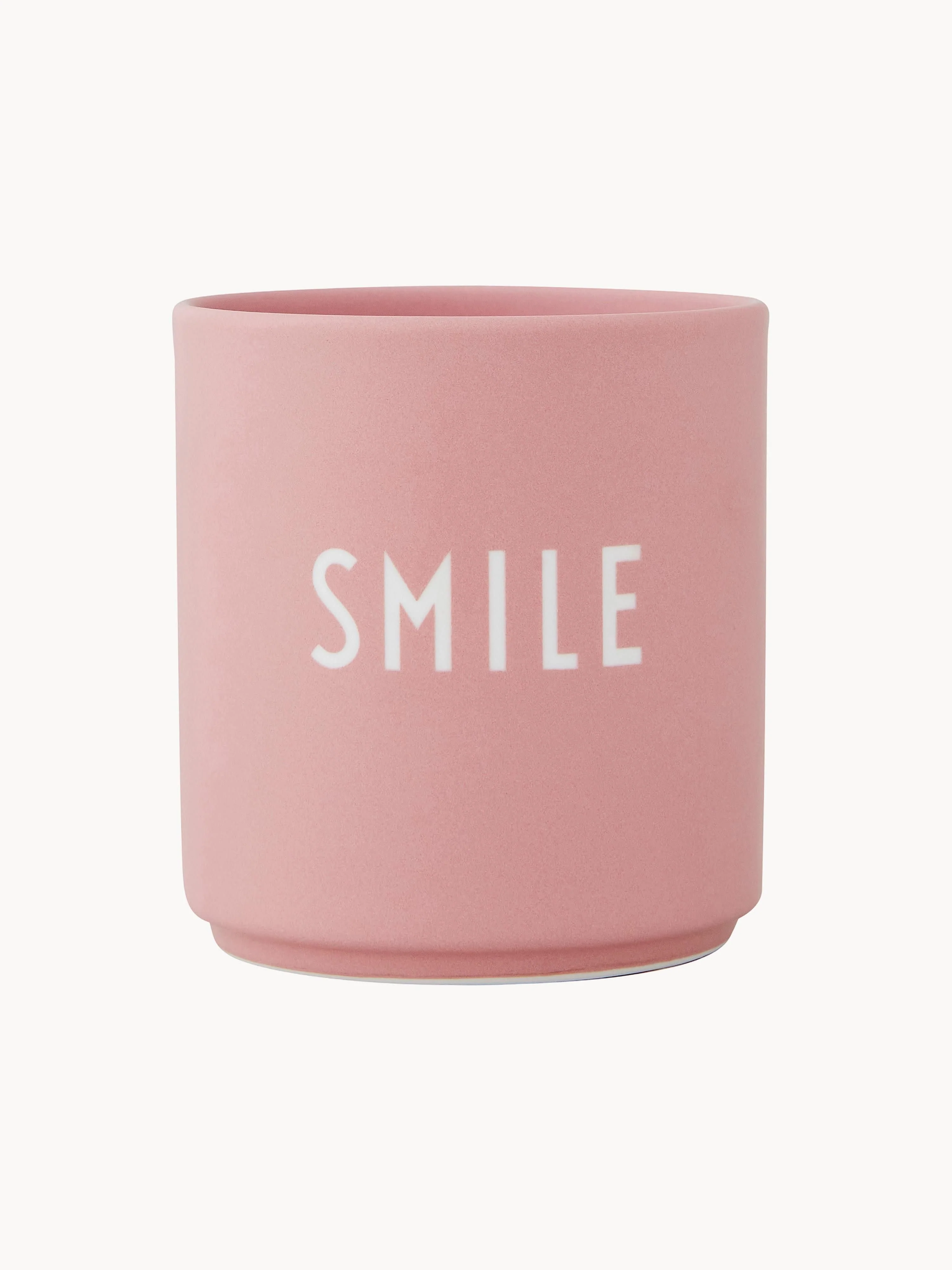 Kopje Favourite Smile met opschrift