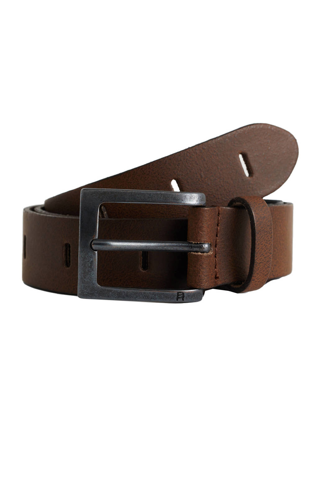 WE Fashion leren riem bruin