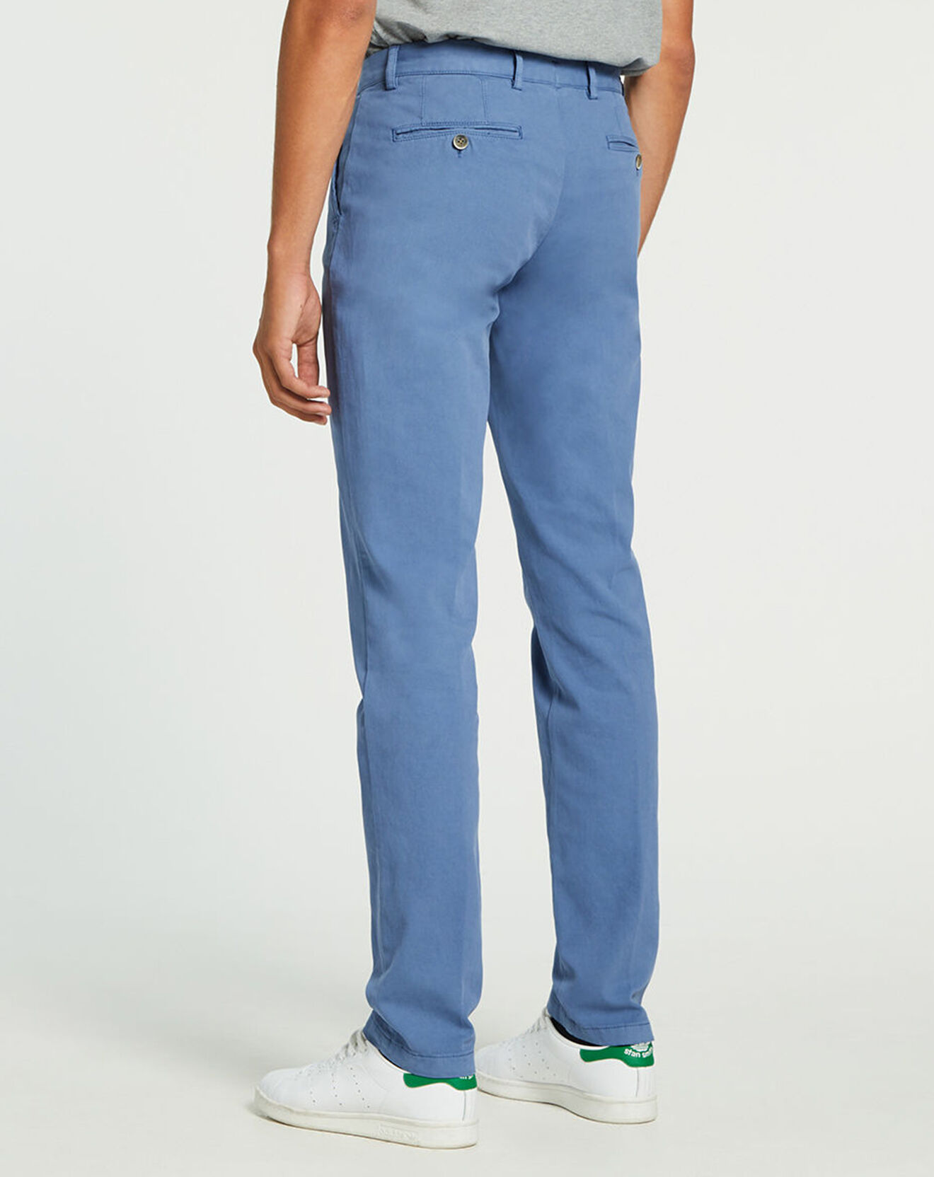 Hackett London Pantalon chino Slim Fit Armure bleu moyen
