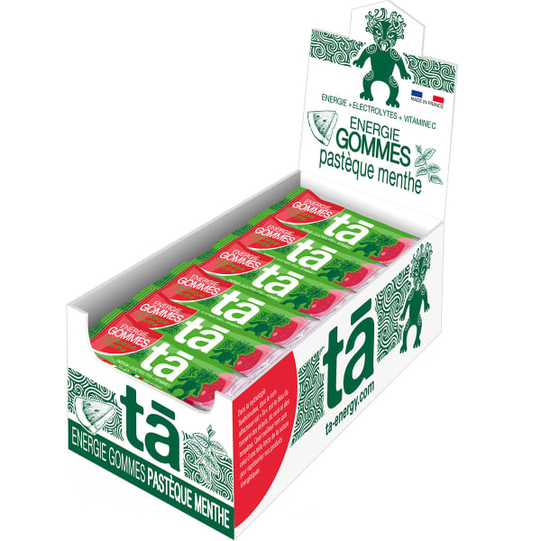 Gels énergétiques TA ENERGY GOMMES PASTÈQUE MENTHE (X 24) UNICOLORE