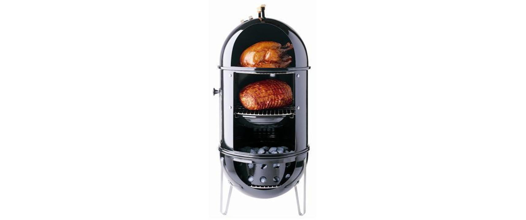 Smoker Smokey Mountain Cooker Ø 47 cm<br>Kompakter Doppeldecker-Räucherofen