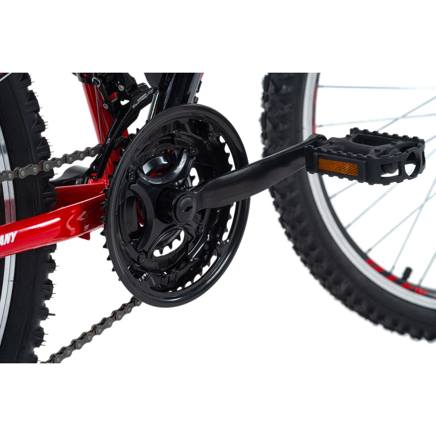 KS Cycling Mountainbike Fully ATB 26 Topeka Schwarz-Rot