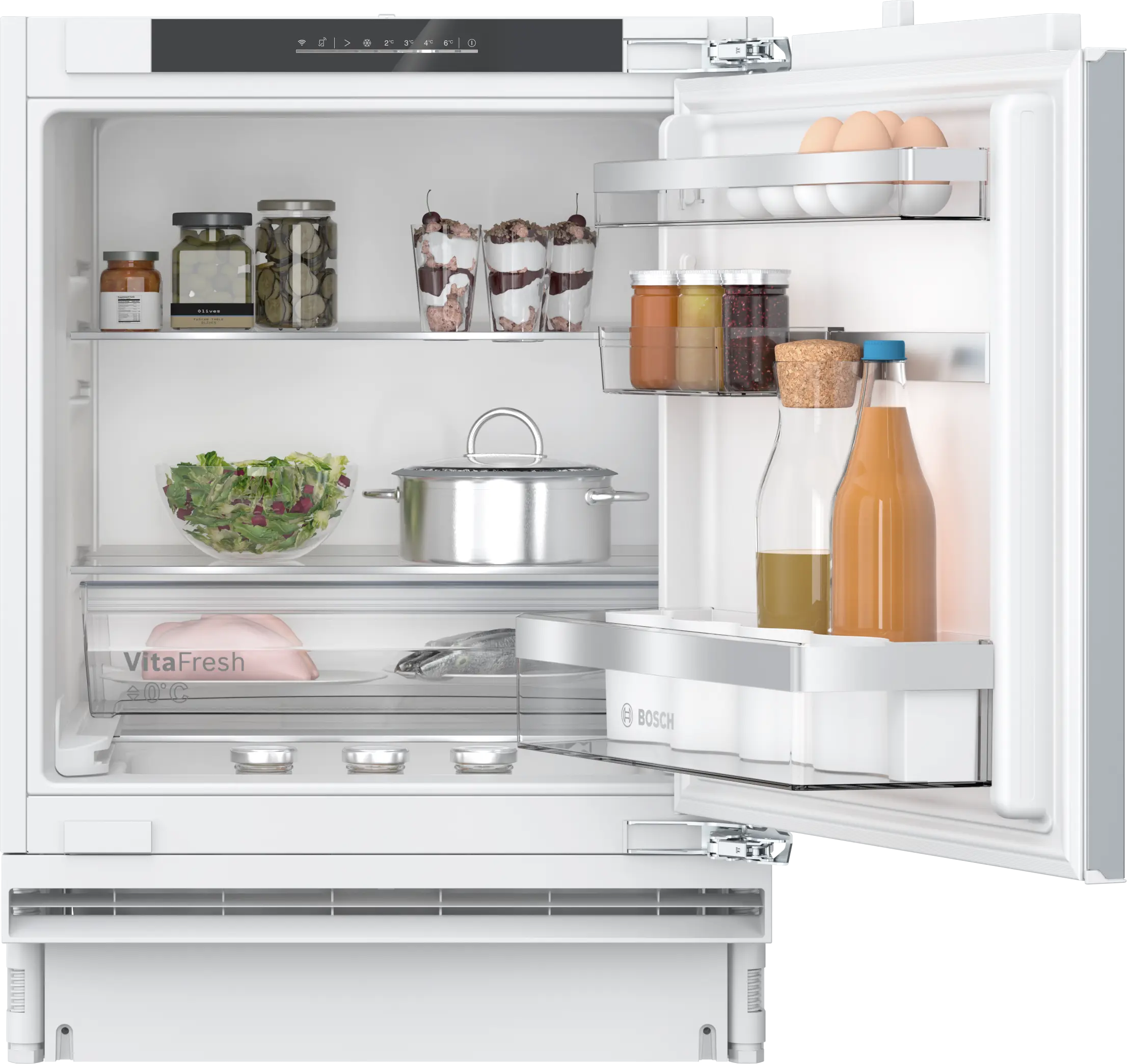 Serie 6 Onderbouw koelkast 82 x 59.8 cm Vlakscharnier met SoftClose