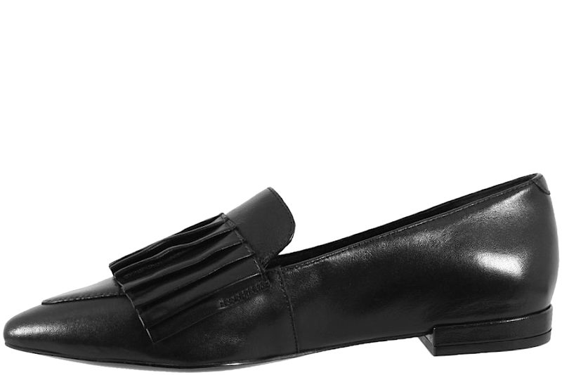 COPENHAGEN SHOES THE ME LOAFER I SORT GLAT SKIND
