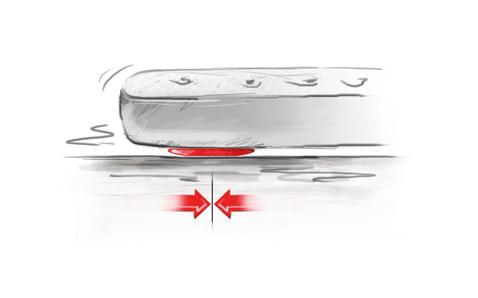 High Peak Air bed Cross Beam Extra Long Luftbett mit integrierter Pumpe hellgrau/blau Single