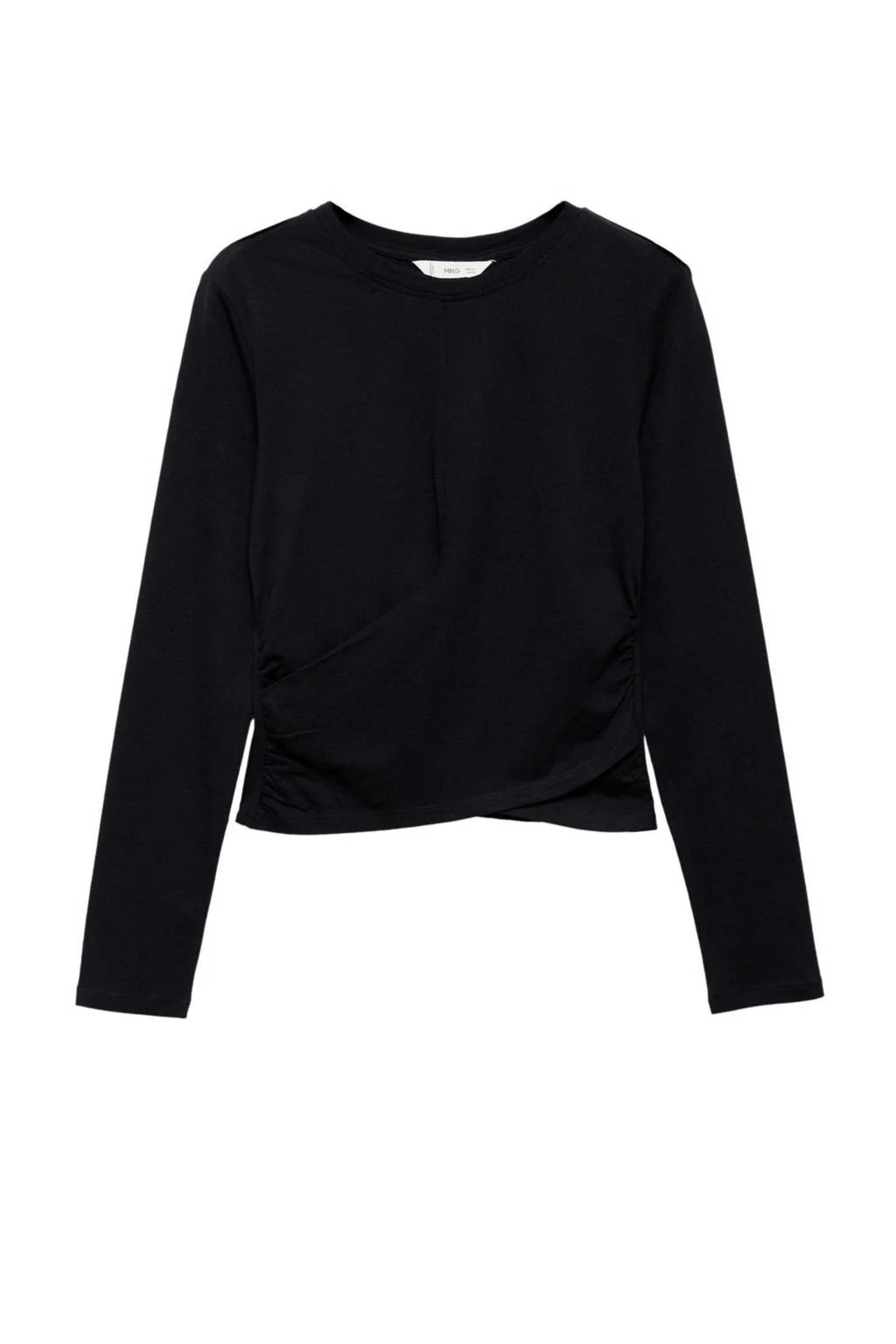 MANGO TEEN cropped top zwart