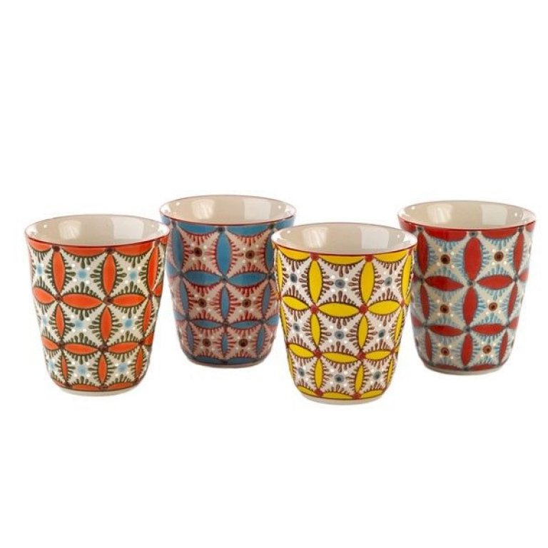 POLSPOTTEN Hippy mok set 4 stuks