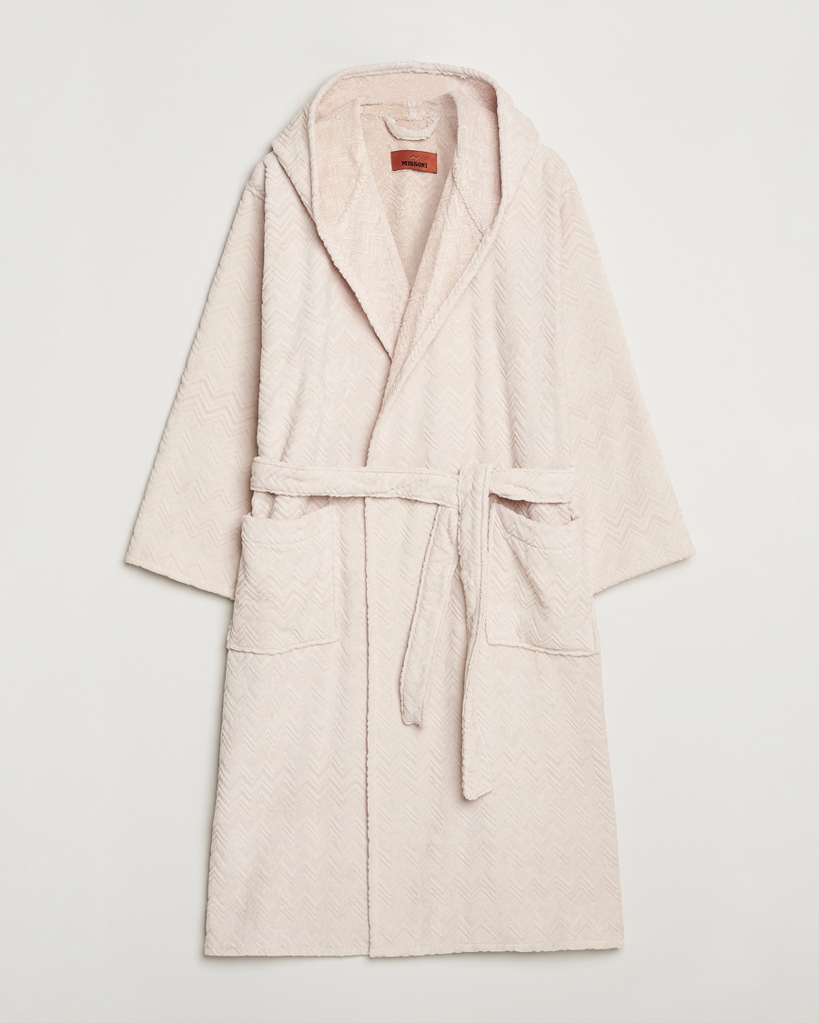Missoni Home Chalk Bath Robe Beige