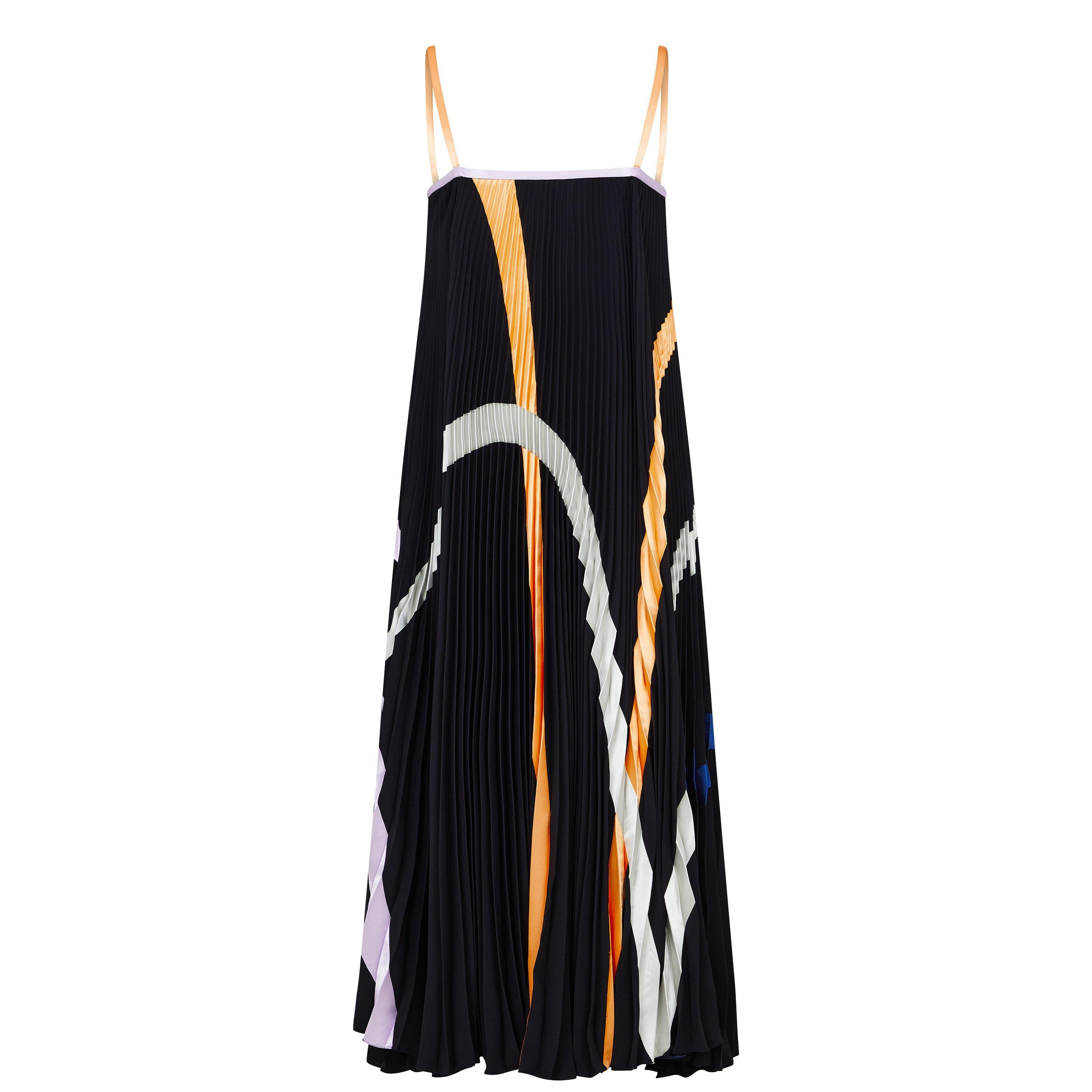 Emporio Armani Pleat Midi Dress