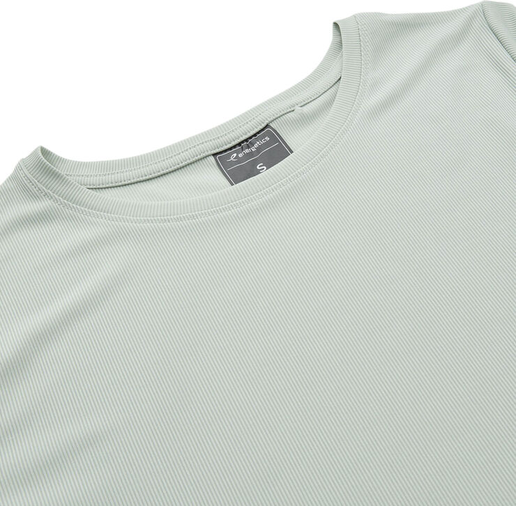 Energetics Wow Ribbed trænings T-shirt Grøn