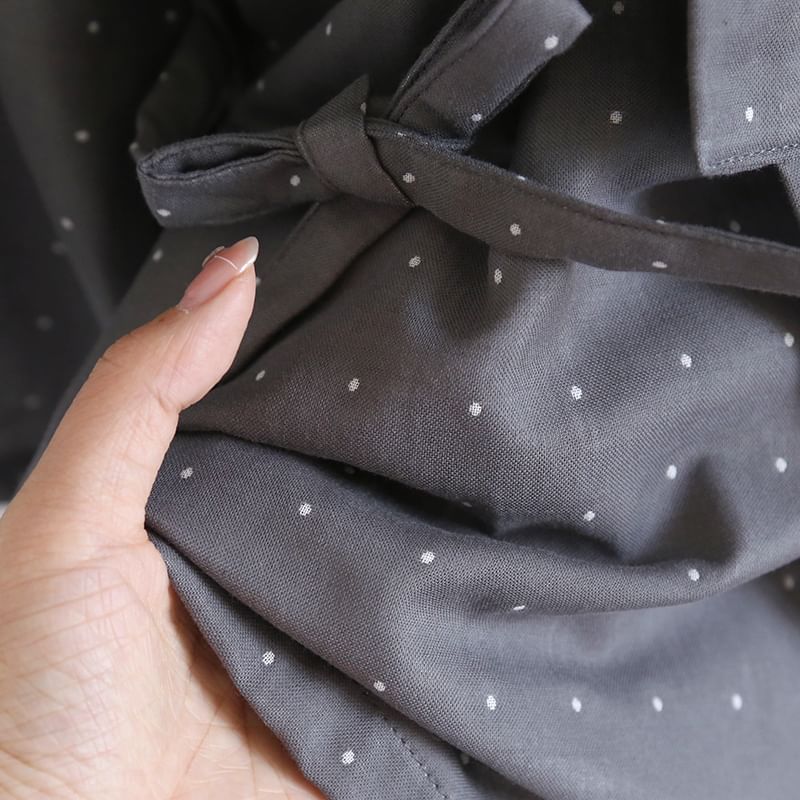 Finlies - Set: V-hals wikkelkimono top + broek