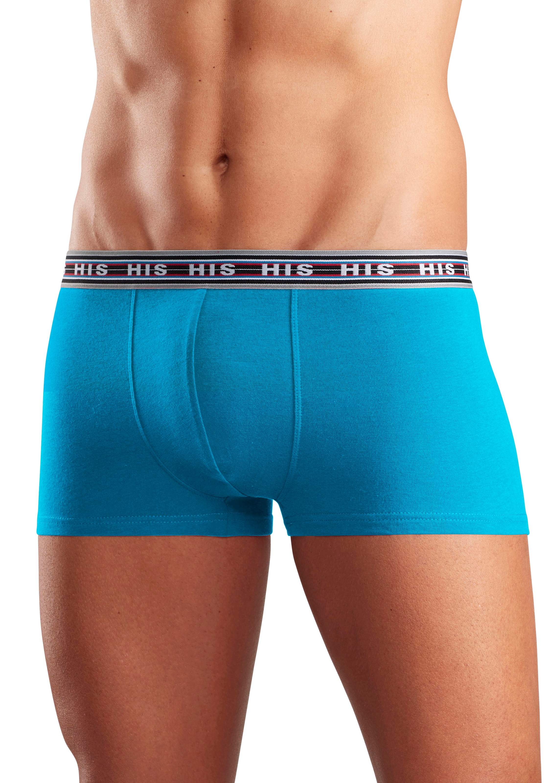 H.I.S Hipster, 5 Stk. knapp sitzende Boxershorts aus Baumwoll-Stretch