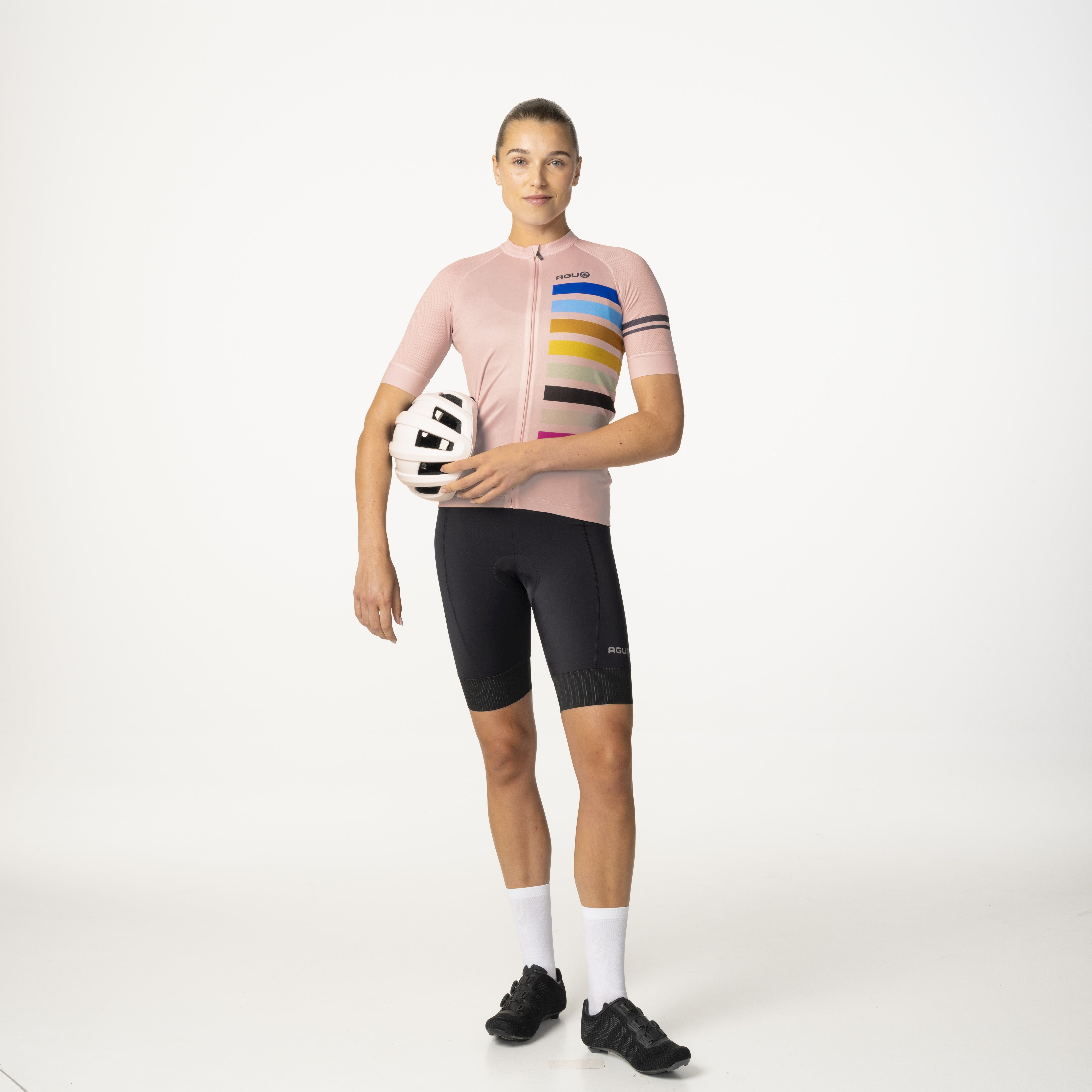 AGU Essential Dames Rainbow fietsshirt - Frost