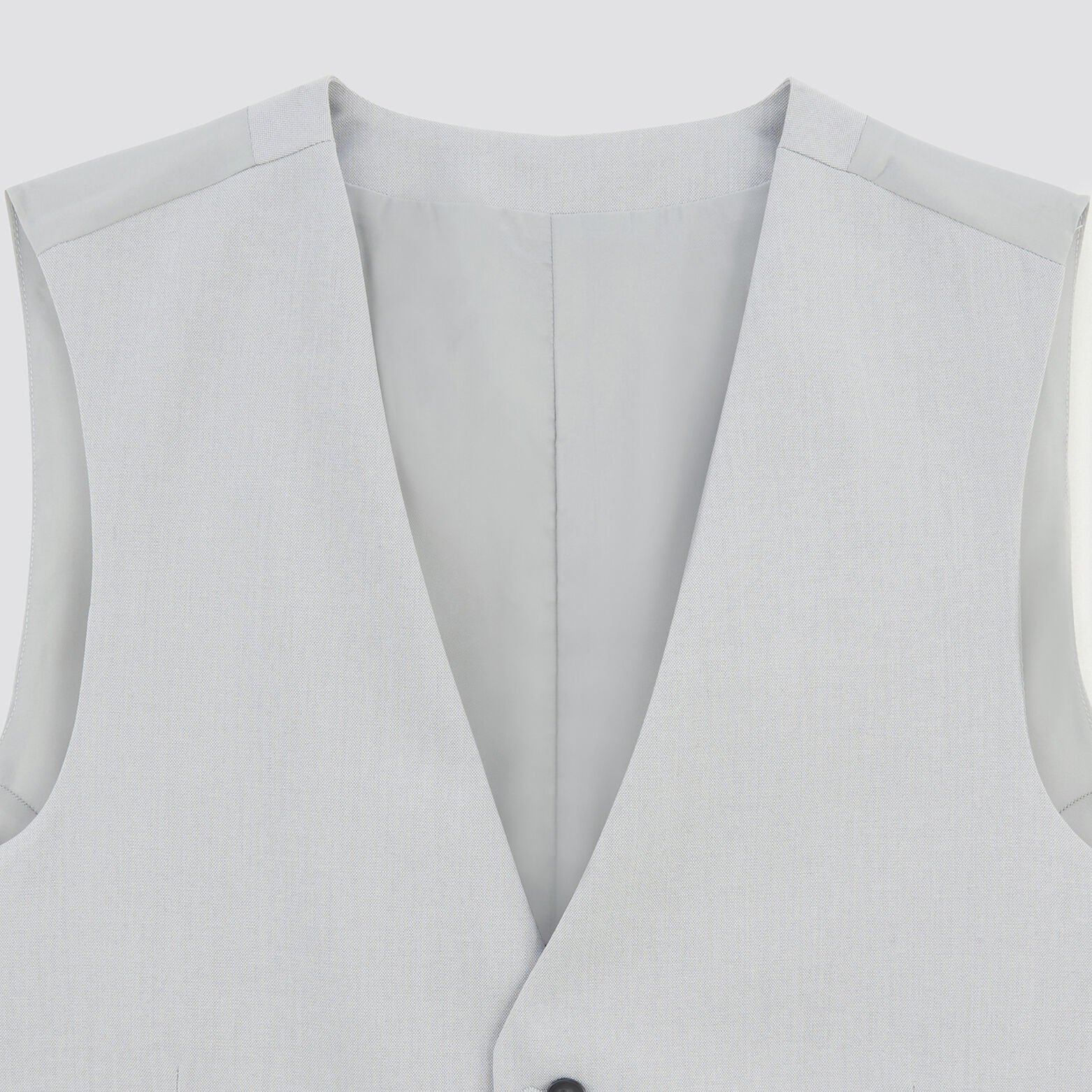 Gilet de costume bi-ton Gris clair