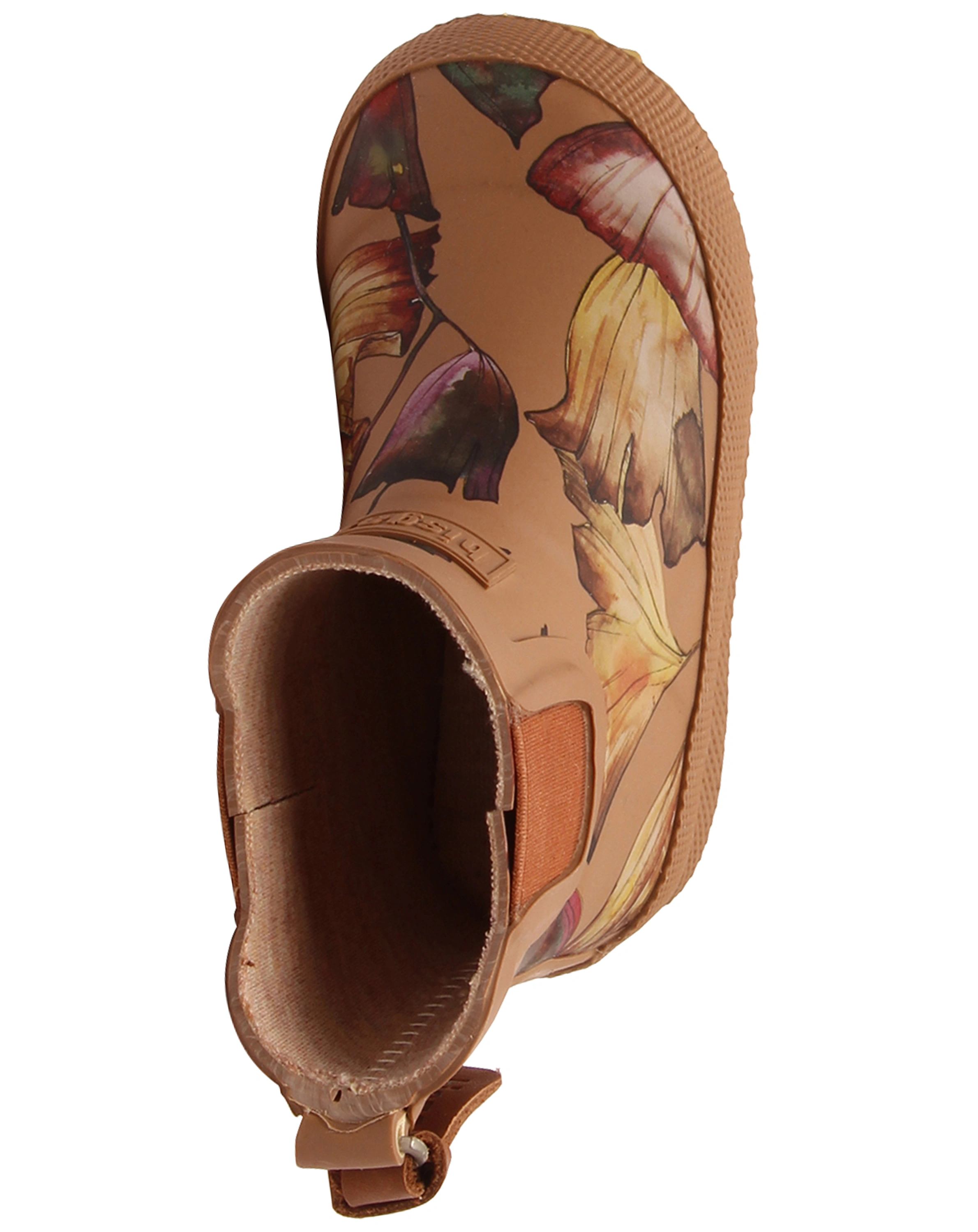 Gummistiefel BABY in camel flowers