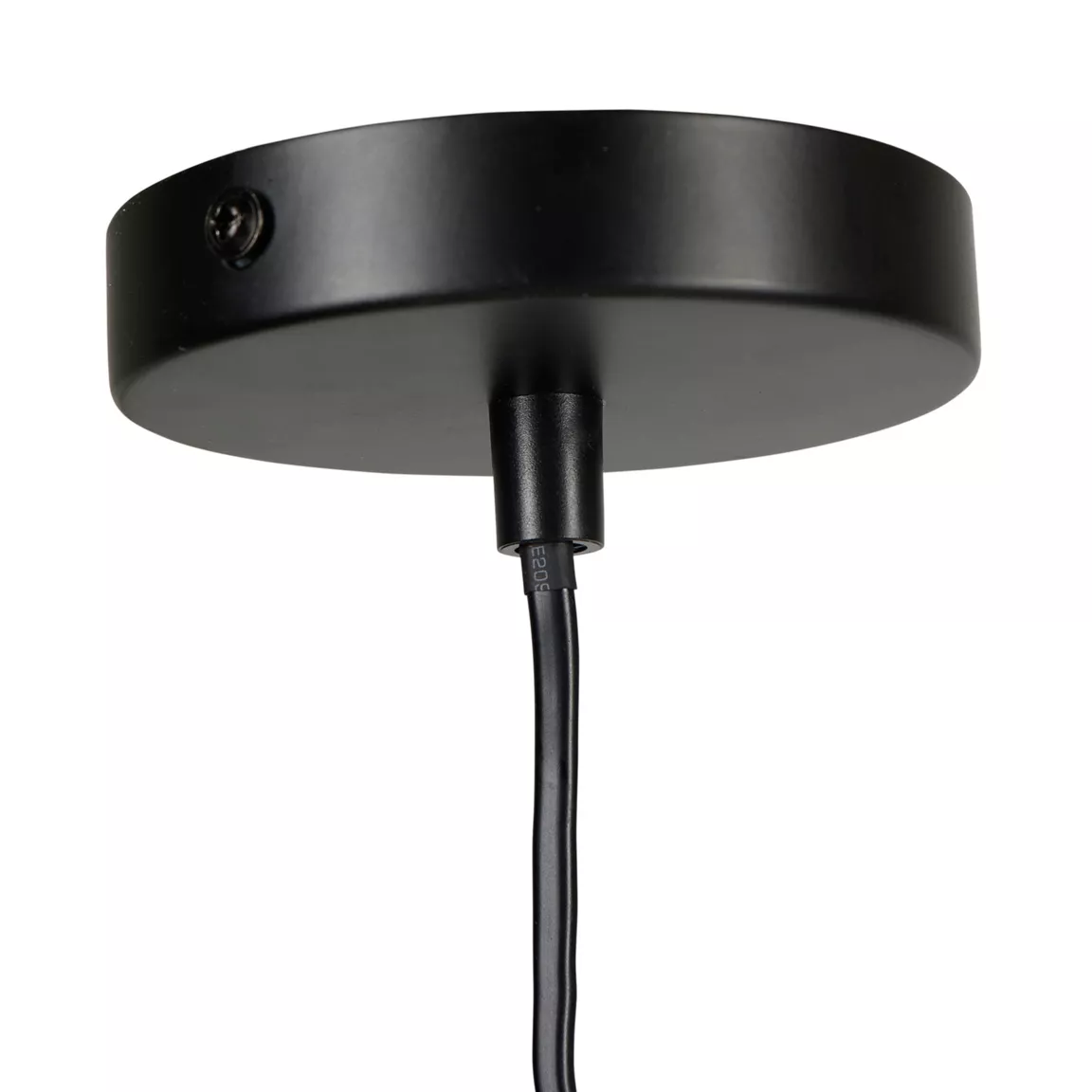Suspension lumineuse métal et bambou (D36 cm) Envertito Beige