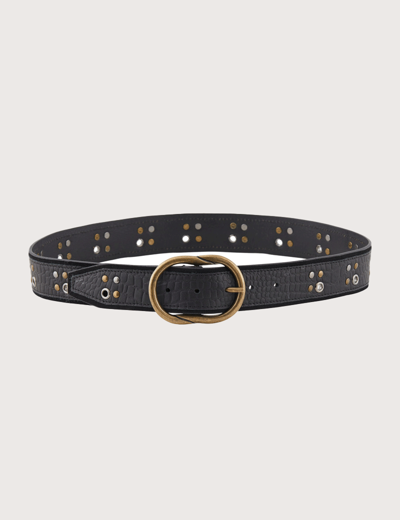 PIECES CEINTURE EN CUIR NINA BLACK