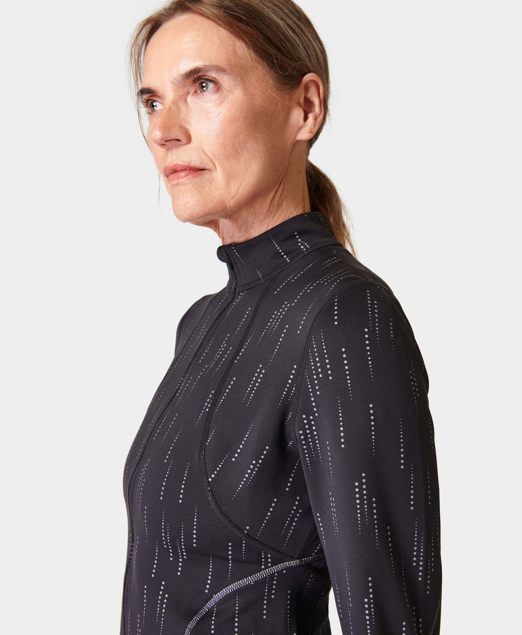 Sweaty Betty London| Damen Laufjacke THERMA BOOST RUNNING ZIP UP MIDLAYER REFLECTIVE