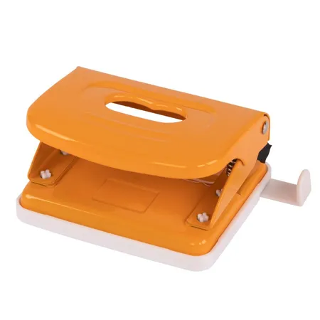 Idena Locher aus Metall orange für 20 Blatt