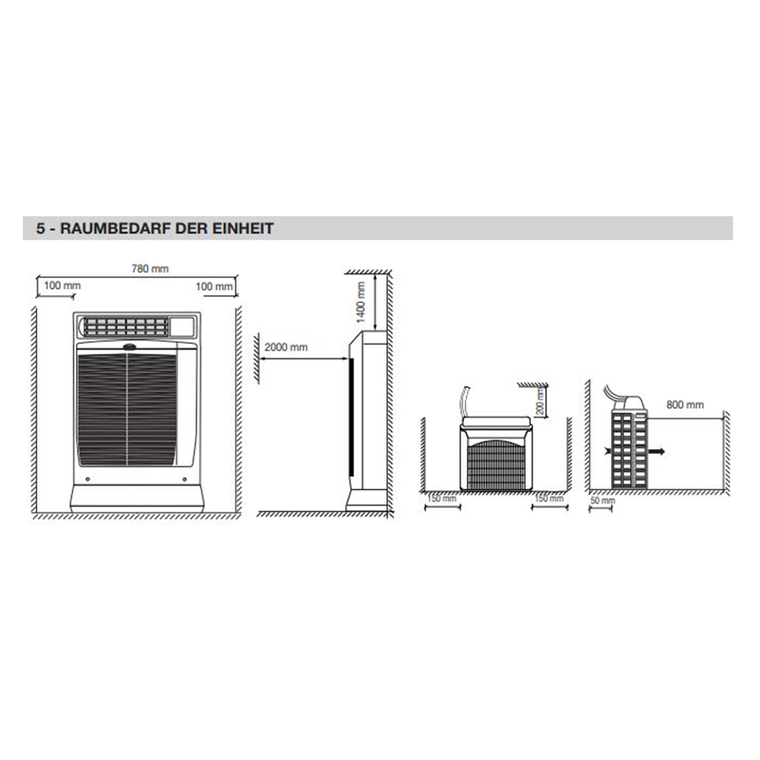 Argo Ulisse 13 DCI ECO Klimagerät mit WiFi 4000W / 13650BTU 81 m²