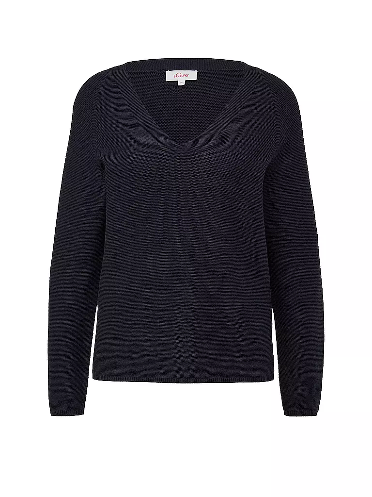 S.OLIVER Pullover dunkelblau