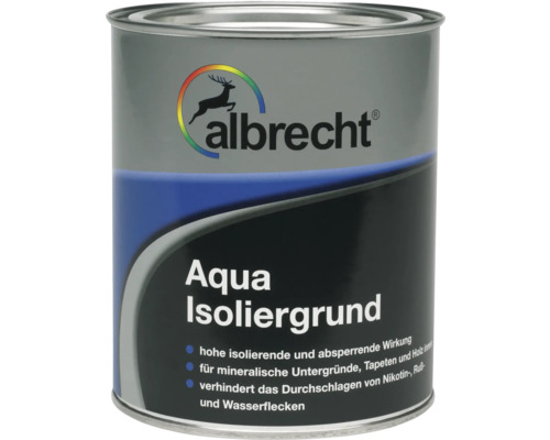 Albrecht Aqua Isolerende Primer, Wit Mat, 750 ml